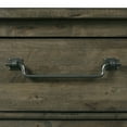 thumbnail image 5 of Memphis 5-Drawer Rubberwood Chest with Metal Pulls, Antique Grey, 5 of 5