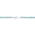 thumbnail image 3 of Lab Created Round Cut Gemstone Tennis Bracelet in Sterling Silver, 3 of 5