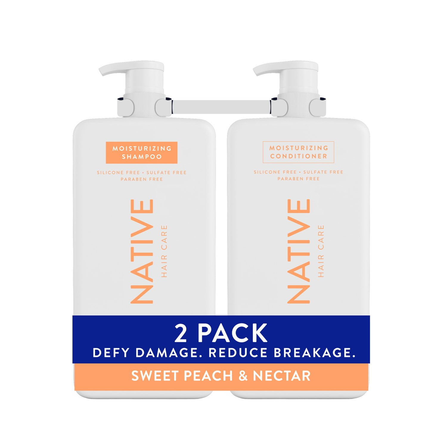 Native Sweet Peach & Nectar Shampoo & Conditioner, 34 fl. oz., 2pk ...