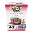 thumbnail image 1 of Purina Fancy Feast Canned Wet Cat Food, Variety Pack, 3 oz., 48 ct., Choose Flavor, 1 of 8