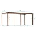 thumbnail image 6 of Mirador Takasho Acacia Finish Louvered Pergola, Choose Size, 6 of 8