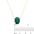thumbnail image 5 of Lab Created Gemstone Necklace in 14K Yellow Gold, 5 of 8