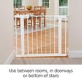 thumbnail image 10 of Safety 1st Easy Install Walk-Through Gate, 38" x 28", White, 10 of 11