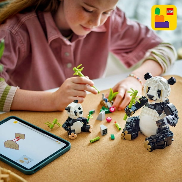 LEGO Creator 3 in 1 Wild Animals Panda Family Building Toy, 626