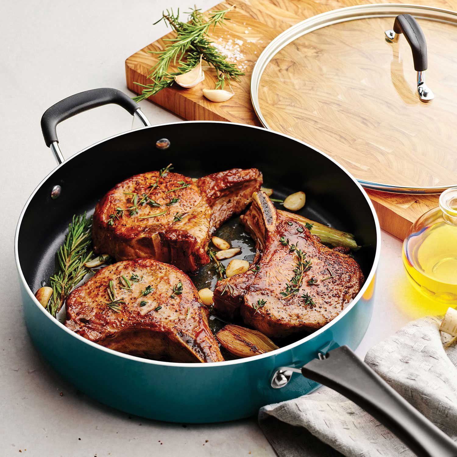 Tramontina 5.5 Qt Covered Nonstick Jumbo Cooker, Choose Color