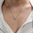 thumbnail image 7 of 0.18 CT. T.W. Diamond Bezel Pendant Necklace in 14K Gold, 7 of 7