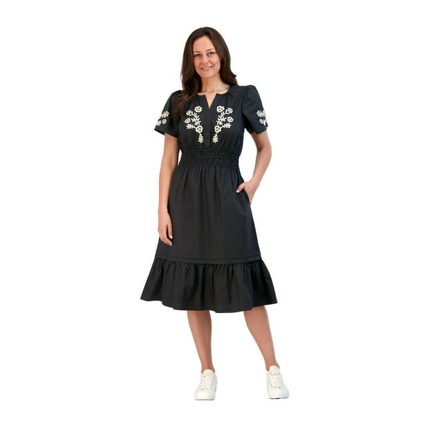 French Connection Women's Embroidered Midi Dress - Samsclub.com
