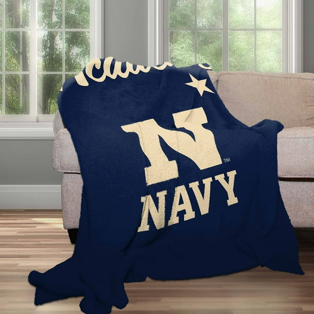 Logo Brands Naval Academy Midshipmen Luxe Dreams Throw, 60