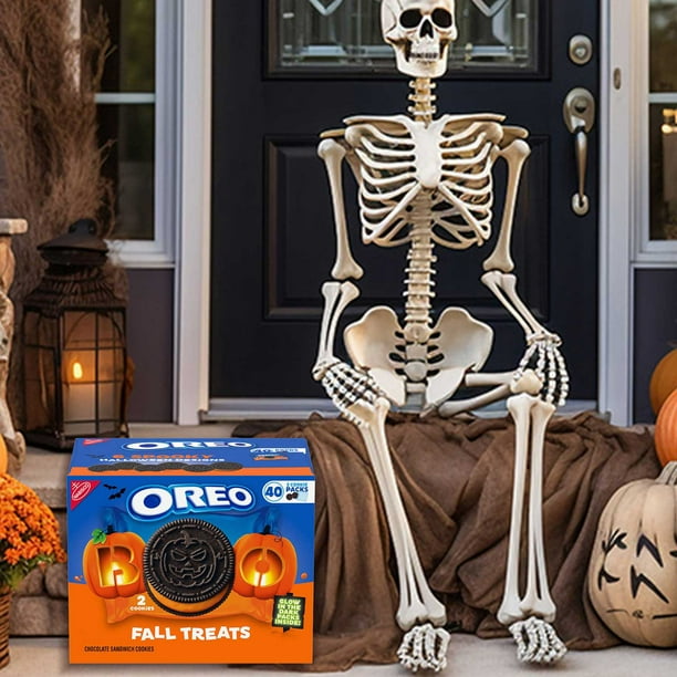 OREO Fall Treats Orange Creme Sandwich Cookies, 1.02 oz., 40 pk