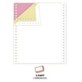 thumbnail image 3 of Universal® Multicolor Computer Paper, 3-Part Carbonless, 15lb, 9-1/2" x 11", 1200 Sheets, 3 of 4