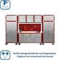 thumbnail image 4 of Seville Classics UltraHD 8-Piece Steel Garage Cabinet Storage Set with Rolling Workbench, 12' Wide, 4 of 22