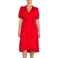 thumbnail image 1 of Draper James Women's Wrap Midi Dress, 1 of 6