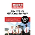 thumbnail image 2 of Mike's Carwash $50 Gift Card Multi-Pack, 2 x $25, 2 of 3