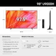 thumbnail image 3 of SAMSUNG 98” Class U9000HD Series Crystal UHD 4K Vision AI Companion Smart Tizen TV, 3 of 15