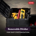 thumbnail image 15 of Heavy-Duty Keter Masterloader Rolling ToolBox + 18in Cantilever Organizer / Telescoping Handle, 15 of 19