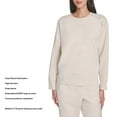 thumbnail image 5 of DKNY Women's Hi-Lo Crewneck Sweatshirt, 5 of 7