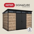 thumbnail image 3 of Keter 11' x 7' Signature Collection Resin Outdoor Shed, 3 of 21