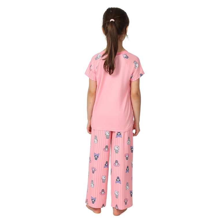 Hello Kitty and Friends 2-Piece Pajama Set - Pink, Size 4 4