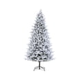 thumbnail image 3 of Member's Mark 7.5' Flocked Silverthorn Pre-Lit Christmas Tree, 3 of 10