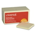 thumbnail image 1 of Universal Self-Stick Note Pads, 3 x 3, Yellow, 100-Sheet, 18/Pack, 1 of 5