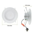 thumbnail image 8 of Cedar Hill Adjustable LED Retrofit Downlight, Fits 5" or 6" Housing, 4-Pack, 8 of 10