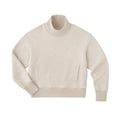 thumbnail image 6 of Member's Mark Women's Fleece Rib Mockneck Pullover, 6 of 8