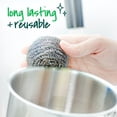 thumbnail image 6 of Scotch-Brite Stainless Steel Extra Large Scrubbers,16 ct., 6 of 8