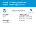 thumbnail image 2 of HP 64XL High Yield Original Inkjet Cartridge, Black, 2 Pack, 2 of 8