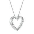 thumbnail image 2 of 0.45 CT. T.W. Diamond Heart Pendant in 14K Gold, 2 of 6