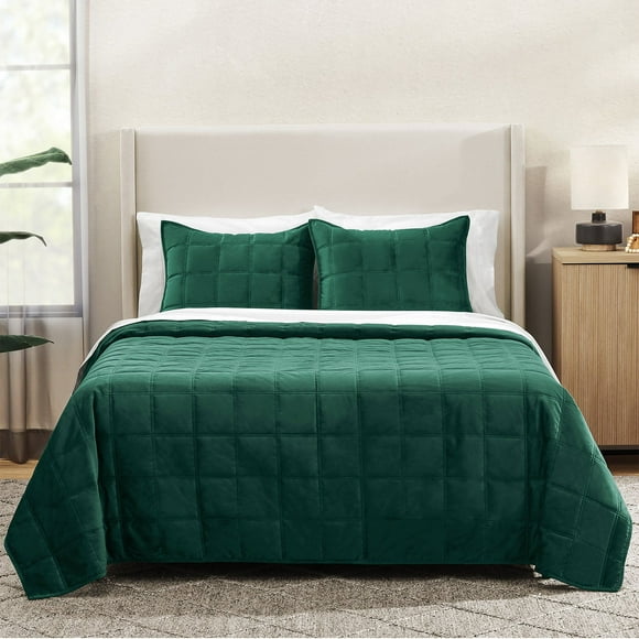 Member's Mark 3-Piece Velvet Box Quilt Set, Assorted Sizes
