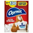 thumbnail image 1 of Charmin Ultra Strong Toilet Paper, Giant Mega Roll Bath Tissue (286 sheets/roll, 30 rolls), 1 of 9