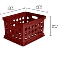 thumbnail image 3 of Sterilite File Crates, Assorted Colors - 3 Pack, 3 of 3