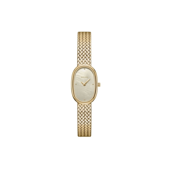 BREDA 'Jane Tethered' Gold and Metal Mesh Watch, 18MM