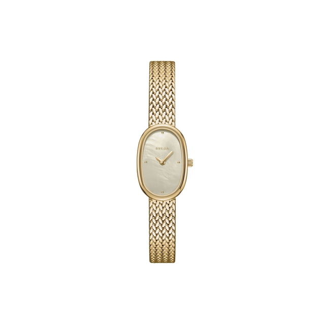 BREDA 'Jane Tethered' Gold and Metal Mesh Watch, 18MM