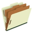 thumbnail image 1 of Pendaflex 6-Section Pressboard Classification File Folders, Grey Green Letter, 10 ct., 1 of 7
