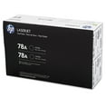 thumbnail image 1 of HP 78A Original Laser Jet Toner Cartridge, Black 2,100 Page Yield - 2 Pack, 1 of 7