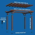 thumbnail image 8 of Backyard Discovery 14' x 10' Somerville Pergola with PowerPort, 8 of 8