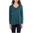 thumbnail image 1 of Hue Women's Long Sleeve Tunic T-Shirt, 1 of 7
