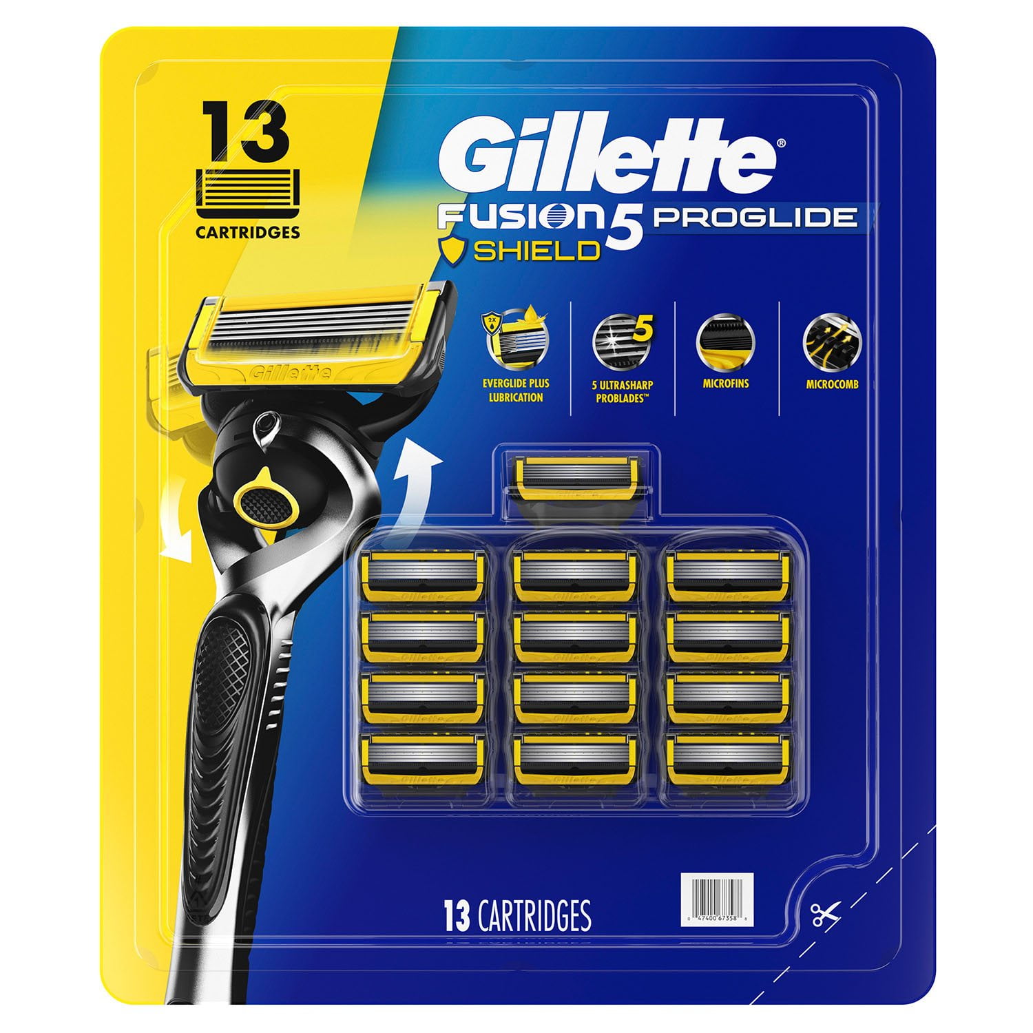 Gillette ProGlide Shield Men's Cartridges, 13 ct. - Samsclub.com