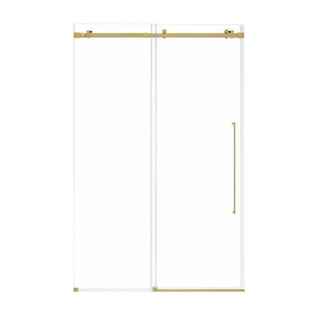 OVE Decors Selby 45-1/16 - 48"W x 74"H Frameless Sliding Shower Door with Clear Glass