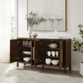 thumbnail image 3 of Crosley Furniture Darcy Sideboard Buffet, Dark Brown, 3 of 13