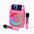 thumbnail image 5 of JOYC Mic Drop Karaoke Machine with 2 Wireless Mics & RGB Lights, Choose Color, 5 of 7