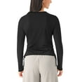 thumbnail image 3 of Member's Mark Women's Ruched Long Sleeve Top, 3 of 8