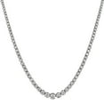 thumbnail image 1 of Round Cut Diamond Riviera Tennis Necklace in 14K Gold, 1 of 1