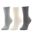 thumbnail image 1 of Cuddl Duds Women's 3-Pack Plush Lounge Sock, 1 of 4