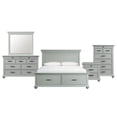 thumbnail image 1 of Society Den Brooks Poplar Wood Platform Storage Bedroom Set, Assorted Sizes and Sets, 1 of 26