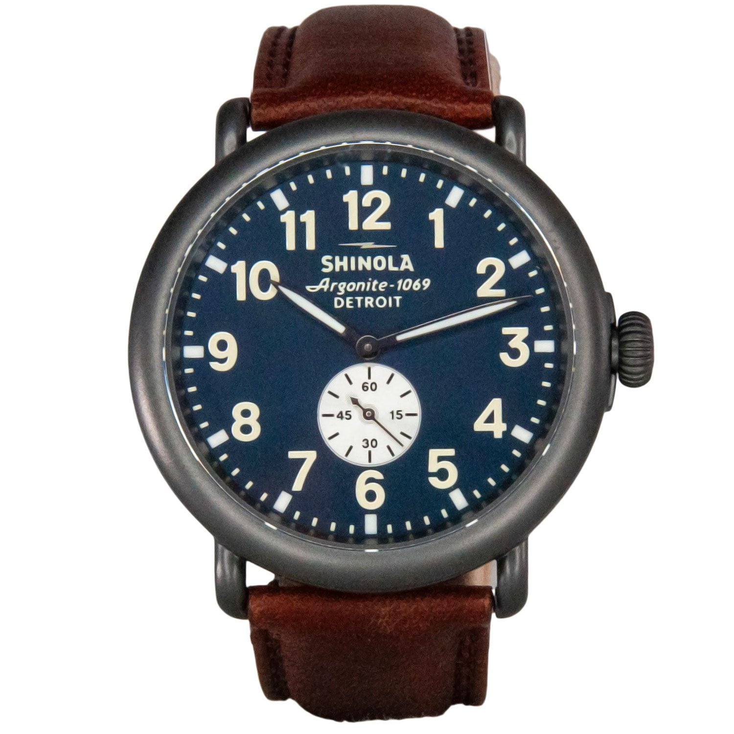 Shinola Runwell Quartz Leather Watch, 47mm - Samsclub.com