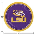 thumbnail image 2 of Collegiate Round Paper Plates, 10", 85 ct., Choose Your Team, 2 of 6