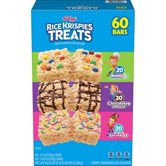 Rice Krispies Treats Squares, Variety Pack, 60 pk.