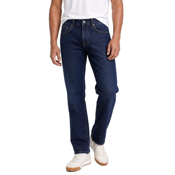Lands' End Men's Brushed Denim 5 Pocket Pant